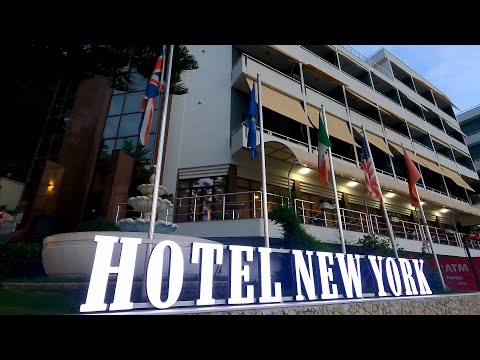 Видео: Отель NEW YORK, Албания, Влера. Обзор отеля, территории, пляжа, номеров. Hotel, Albania, Vlore.