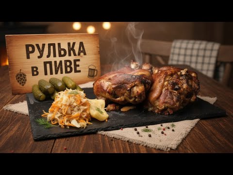 Видео: Нежнейшая Рулька в ПИВЕ в духовке!!! Лытка в пиве! Вепрево колено!