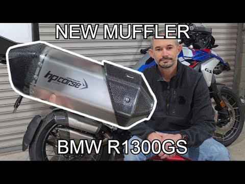 Видео: Модернизация выхлопной системы для BMW R1300GS — HP Corse SPS Rally 270 Titanium