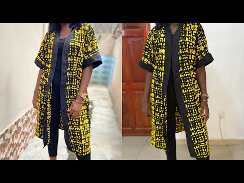 Видео: КАК КРОЙТЕ И СШИВАЙТЕ КУРТКУ-КИМОНО/ПРОСТОЙ СПОСОБ/ПОДХОДИТ ДЛЯ НАЧИНАЮЩИХ