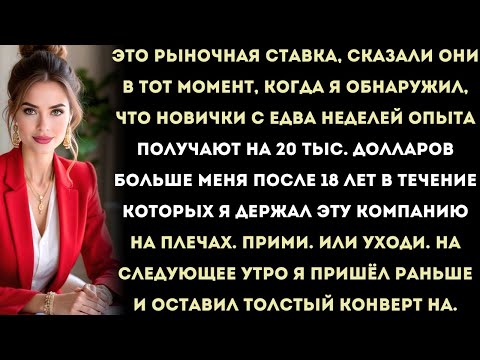 Видео: новый сотрудник получает на 20 тыс. долларов больше меня после 18 лет верности — что я оставил на,