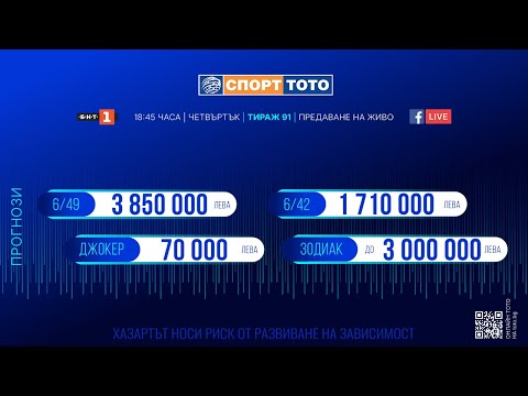 Видео: TOTO Live - Тираж 91/2025 г.