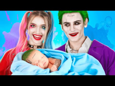 Видео: Супергерои Ждут Ребёнка | Харли Квинн и Джокер Стали Родителями