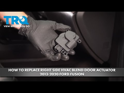 Видео: Как заменить правый привод заслонки смесителя HVAC Ford Fusion 2013-2020