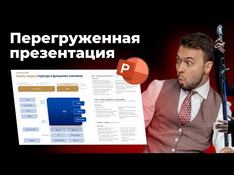 Видео: Перегруженная презентация в PowerPoint | Как сделать её красивой?