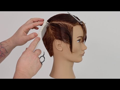 Видео: Учебное пособие по стрижке пикси «бритва»