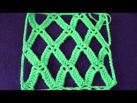 Видео: Узор Крупная сеть