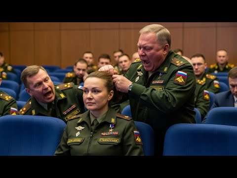 Видео: "ЧТО ЭТО ЗА СУКА?" - Наглый генерал унизил женщину, не зная, что она его новый КОМАНДУЮЩИЙ