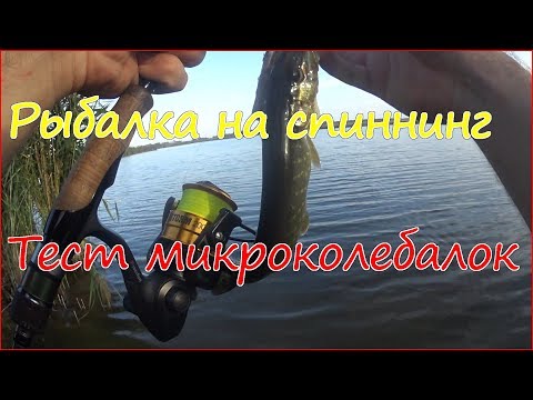 Видео: Лайт спиннинг. Тест микроколебалок с Aliexpress.