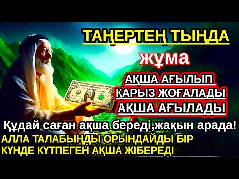 Видео: Тыңда Өте күшті дұға жұма, Алла бір күнде ойламаған ақша байлық жібереді, ризығың көбейеді