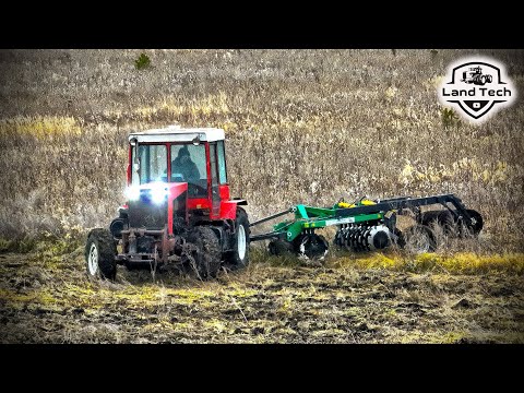 Видео: Разработка залежных земель на колесном тракторе ДТ-75! Новый дискатор от Радогост-Маш!