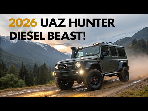 Видео: 2026 Новый UAZ Hunter Diesel – Легенда возвращается на бездорожье!
