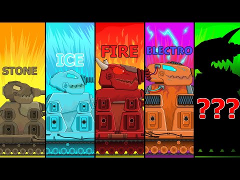 Видео: Все серии ЭВОЛЮЦИЯ ГИБРИДОВ СТАЛЬНЫХ МОНСТРОВ КВ-44 - Мультики про танки