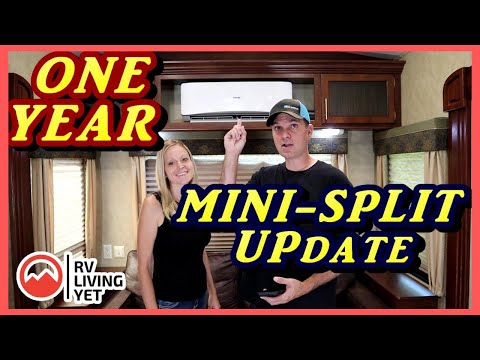 Видео: ** ОБНОВЛЕНИЕ ЗА 1 ГОД** Установка мини-сплит-системы кондиционирования воздуха в автодоме — част...
