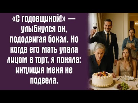 Видео: «С годовщиной!» — улыбнулся он, пододвигая бокал. Но когда его мать упала лицом в торт, я поняла...
