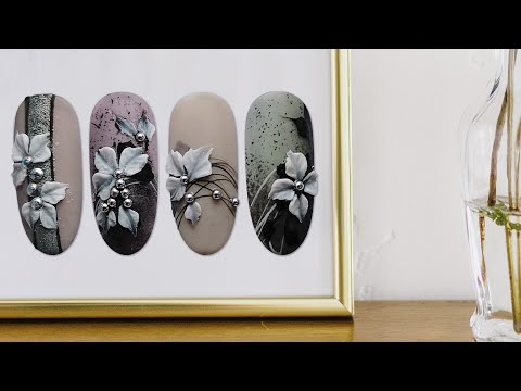 Видео: 4D дизайн для начинающих! Подробно показываю, как быстро сделать объемную лепку на ногтях))