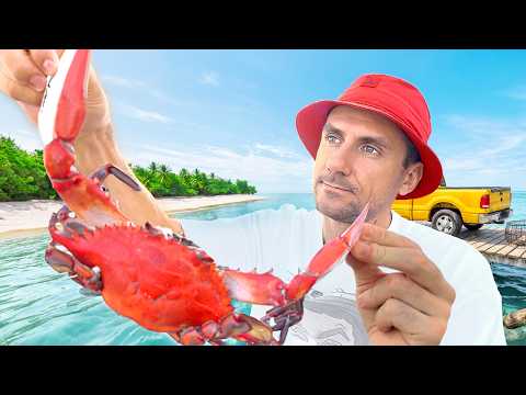 Видео: Эта Рыбалка Чуть Не Стала Последней! | Ловлю Краба на Ловушки с AliExpress. В Поисках Еды