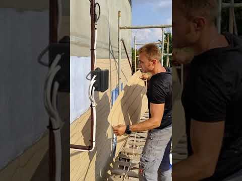 Видео: Монтаж гибкого камня компании ЭСТР