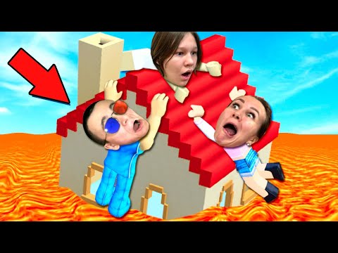 Видео: 🔥РОБЛОКС НО ПОЛ ЭТО ЛАВА +ВЕБКА! ШЕДИ ЛЕСКА И НУБИК ROBLOX
