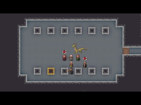 Видео: Dwarf Fortress. Дракон в начале игры.