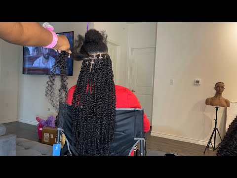 Видео: Урок по созданию причёски PASSION Twist на натуральных волосах 4C | Суперлёгкий урок по созданию ...