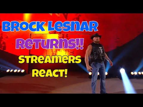 Видео: Реакция стримеров! Брок Леснар возвращается! #wwe #summerslam #brocklesnar
