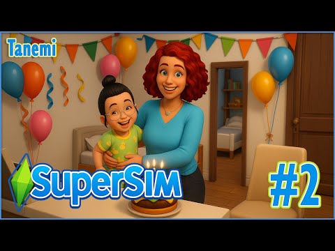Видео: The Sims 4 SuperSim Challenge  #2 Завершили стадию малыша