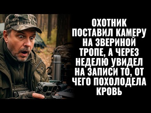 Видео: Охотник поставил камеру на тропе, а через неделю увидел на записи то, от чего похолодела кровь