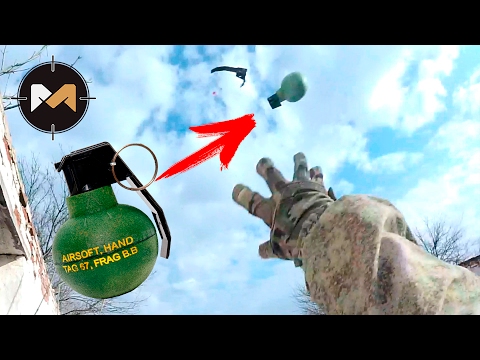 Видео: ЛОВИ ГРАНАТУ. СТРАЙКБОЛ // FIRE IN THE HOLE. AIRSOFT