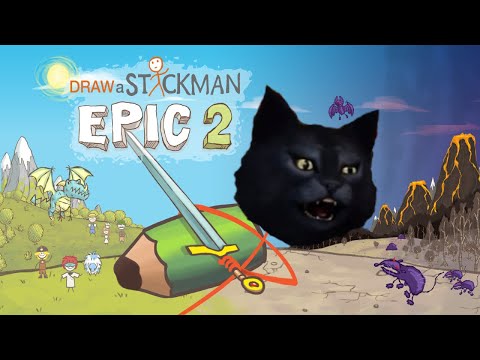 Видео: Стикмен эпик 2 / Draw a Stickman: EPIC 2 / Продолжаю истреблять чернила.
