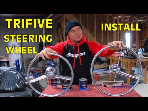 Видео: Снятие рулевого колеса Chevrolet 150 1957 года и замена его на модифицированное 16-дюймовое колес...