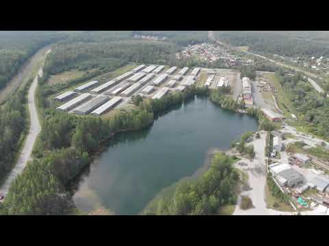 Видео: Затопленный каръер п Северка, г.Екатеринбург