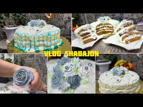 Видео: Торт🎂￼Бисквит_МиДоВиК￼😍гули садбарг мондан бо крем￼ 🧁