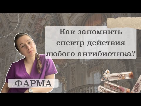 Видео: Как легко запомнить любой спектр антибиотика? | Фармакология