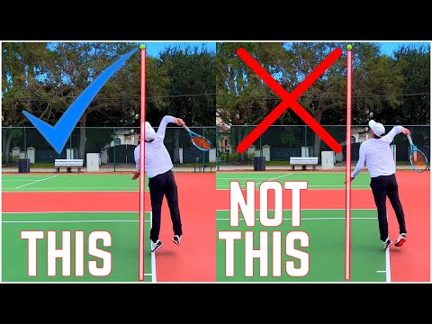 Видео: Исправление места подброса при подаче мяча на плоской, резаной и ударной подаче