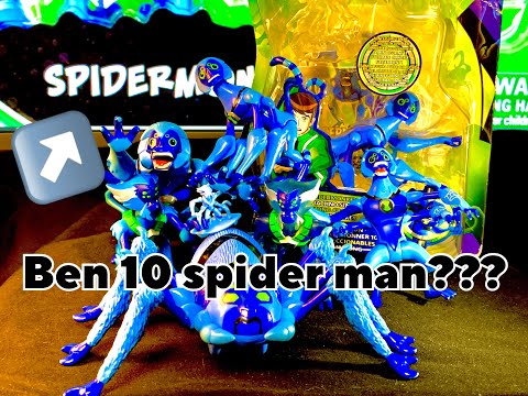 Видео: Обезьяна паук фигурки игрушки бен 10 обзор/Spidermonkey figure toy ben 10 omniverse review