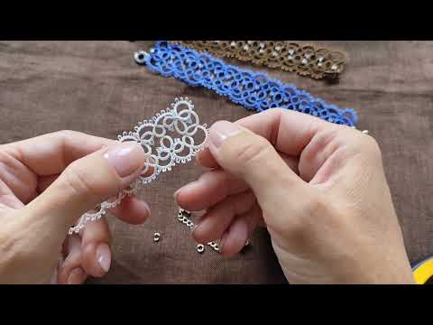 Видео: 05. Браслет Изольда в технике фриволите 