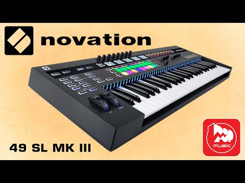 Видео: Novation 49 SL Mk III - универсальный миди-контроллер для DAW и синтезаторов