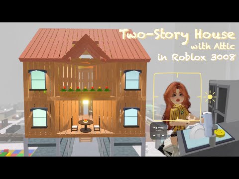 Видео: Как построить двухэтажный дом с мансардой | Идеи домов в Roblox 3008