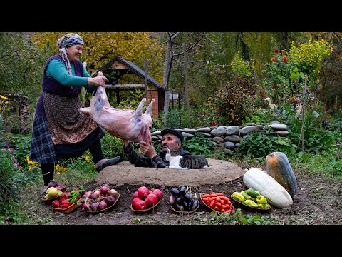 Видео: Целый Баран в Подземном Тандуре 🐑🔥🌿