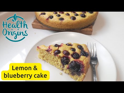 Видео: Веганский лимонно-черничный пирог из поленты — очень вкусно и без глютена!