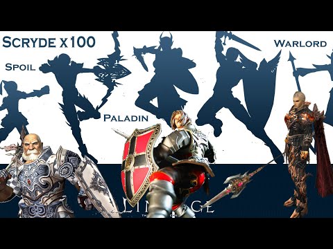 Видео: ⚡ Warlord, Spoil и Paladin — на Scryde x100 летим! №-18  #lineage2 #scryde