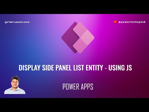 Видео: Отображение таблицы на боковой панели в приложении Power Apps, управляемом моделью