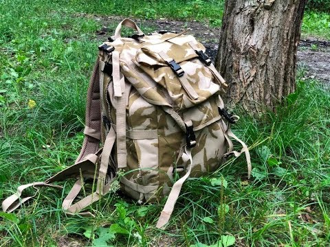 Видео: Bowman Manpack Radio Carrier Desert DPM рюкзак армии Великобритании