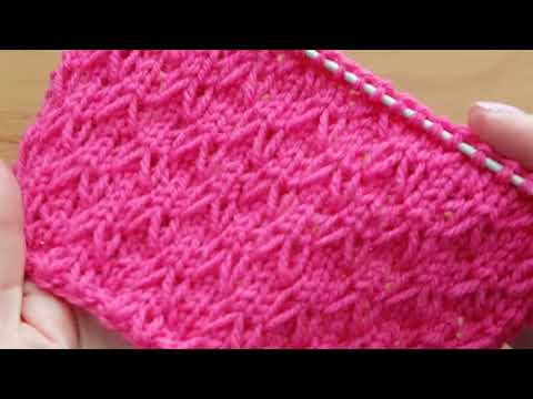 Видео: Несложный 👍 интересный узор спицами для кардигана , туники , свитера.