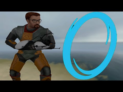 Видео: HALF-LIFE 2 С ПОРТАЛЬНОЙ ПУШКОЙ