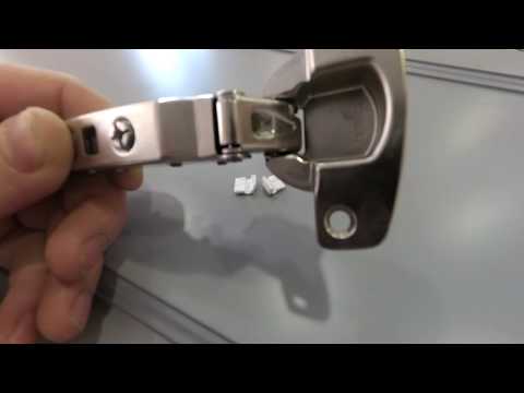 Видео: Ограничитель открывания для мебельной петли Hettich