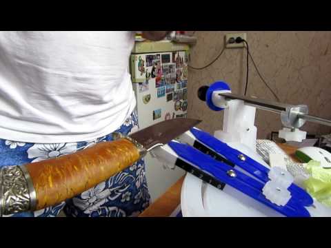 Видео: Нож "Алтай" кованная S390. Мастерская Седова А.А