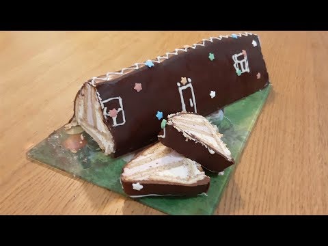 Видео: Торт Творожный домик. Без выпечки!