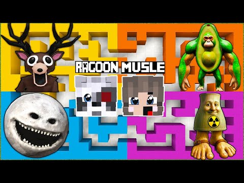 Видео: НУБ И ПРО В ЛАБИРИНТЕ ЛУНА ПРОСНУЛАСЬ ОЛЕНЬ 99 НОЧЕЙ В ЛЕСУ БРЕЙНРОТ ЖИВОТНЫЕ в МАЙНКРАФТ АНИМАЦИЯ